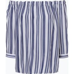 More & More - Bluzka damska, niebieski. Niebieskie bluzki damskie marki More & More, w paski, bez kołnierzyka, bez rękawów. Za 129,95 zł.