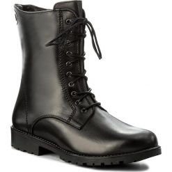 Botki TAMARIS - 1-26119-29 Black 001. Czarne botki damskie na obcasie Tamaris, ze skóry. W wyprzedaży za 259,00 zł.