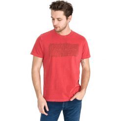 Pepe Jeans Billy Koszulka Czerwony. Czerwone podkoszulki męskie xxl, z nadrukiem, z bawełny. Za 130,95 zł.