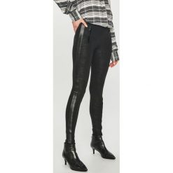 Answear - Legginsy. Czarne legginsy damskie ANSWEAR, s, z elastanu. W wyprzedaży za 129,90 zł.