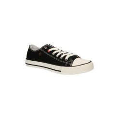 Buty Big Star Trampki sznurowane T17410. Szare trampki i tenisówki damskie marki BIG STAR, bez wzorów, retro, na sznurówki. Za 78,99 zł.