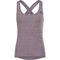Top sportowy "Maia Ease" w kolorze lawendowym. Fioletowe topy damskie Odlo Women, s, bez wzorów, z materiału, z okrągłym kołnierzem. W wyprzedaży za 129,95 zł.