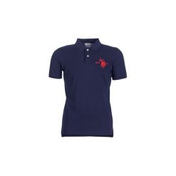 Koszulki polo z krótkim rękawem U.S Polo Assn. COLLAR POLO. Niebieskie koszulki męskie U.S. Polo Assn., s, bez wzorów, z krótkim rękawem. Za 289,00 zł.