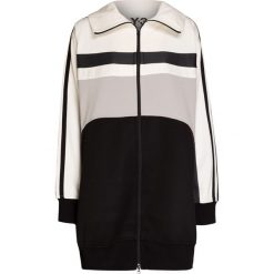 Bluza maxi Y-3. Szare bluzy damskie Y-3, w paski, z dzianiny, bez rękawów, bez kaptura. Za 1499,00 zł.