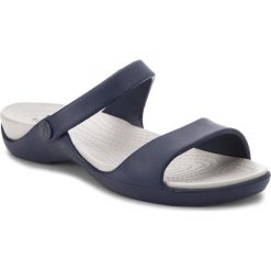 Klapki damskie: Klapki CROCS - Cleo V 204268 Navy/Light Grey