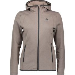 Kurtka funkcyjna "Montafon" w kolorze szarobrązowym. Szare kurtki damskie Odlo Women, l, bez wzorów, z materiału, bez kaptura. W wyprzedaży za 259,95 zł.