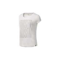 T-shirty z krótkim rękawem Reebok Sport Koszulka CrossFit Stretch Easy. Białe topy sportowe damskie Reebok Sport, xl, bez wzorów, bez kołnierzyka, z krótkim rękawem, krótkie, bez kaptura. Za 99,95 zł.