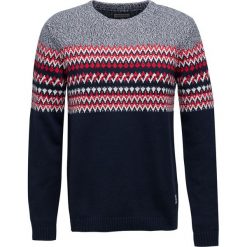 Swetry klasyczne męskie: Shine Original Sweter dark navy
