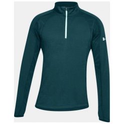 Bluzy męskie: Under Armour Bluza męska THREADBORNE SWFT 1/4 ZIP zielona r. XL (1305207-716)