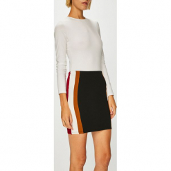 Tally Weijl - Spódnica. Szare spódniczki TALLY WEIJL, l, z dzianiny, mini, dopasowane. Za 79,90 zł.