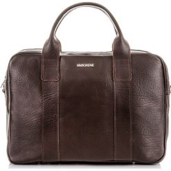 Skórzana torba na laptop Brodrene C01 Cortez ciemny brąz. Torby męskie skórzane Brødrene, ze skóry. Za 449,99 zł.