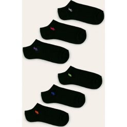 Polo Ralph Lauren - Skarpetki (6 pack). Czarne skarpetki damskie Polo Ralph Lauren, bez wzorów, z elastanu. Za 119,90 zł.