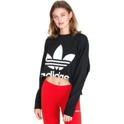 Adidas Originals Back Cutout Bluza Czarny. Czarne bluzy damskie s, z nadrukiem, z bawełny. Za 268,95 zł.