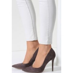 Szare Szpilki Love Weekend. Szare szpilki vices, z materiału. Za 89,99 zł.