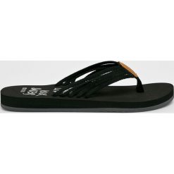 Big Star - Japonki. Czarne klapki damskie BIG STAR, bez wzorów, z gumy, bez obcasa. Za 49,90 zł.