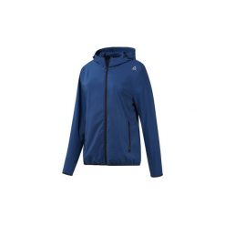 Bluzy Reebok Sport Bluza z kapturem Full Zip. Niebieskie bluzy sportowe damskie Reebok Sport, l, z kapturem. Za 199,00 zł.