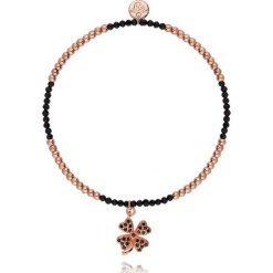 By Dziubeka - Bransoletka. Żółte bransoletki damskie By Dziubeka, z materiału, z cyrkonią, z mosiądzu. W wyprzedaży za 49,90 zł.