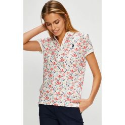 U.S. Polo - Top. Szare topy damskie U.S. Polo, l, z bawełny, polo. W wyprzedaży za 199,90 zł.