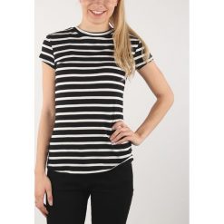 Lee Body Con Koszulka Czarny. Czarne koszulki damskie Lee, l, w paski, z bawełny, bez kołnierzyka, z krótkim rękawem. Za 163,95 zł.