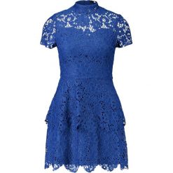 Sukienki: Missguided SHORT SLEEVE LAYER DRESS Sukienka koktajlowa blue