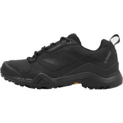 Adidas Performance TERREX SWIFT Półbuty trekkingowe black/carbon. Czarne buty sportowe męskie marki adidas Performance, z tworzywa sztucznego, bez zapięcia, outdoorowe. W wyprzedaży za 479,20 zł.