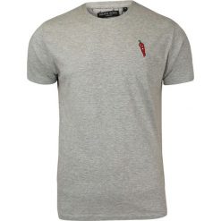 Popielaty T-Shirt Męski (koszulka) - Brave Soul - Papryczka Chilli TSBRSSS18CHILLIgrey. Szare koszulki męskie Brave Soul, m, z nadrukiem, z tkaniny, casualowe, bez kołnierzyka, bez rękawów. Za 39,00 zł.