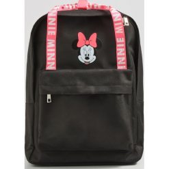 Plecak z aplikacją Mickey Mouse - Czarny. Czarne plecaki damskie Sinsay, z aplikacjami. Za 79,99 zł.