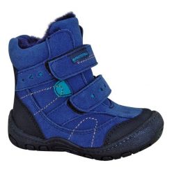 Protetika Buty Zimowe Za Kostkę Chłopięce Laros 19 Niebieski. Niebieskie buty chłopięce zimowe marki Protetika, ze skóry, za kostkę. Za 175,00 zł.
