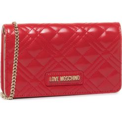 Torebka LOVE MOSCHINO - JC4093PP1ALI0500 Rosso. Czerwone torebki klasyczne damskie Love Moschino, bez wzorów, ze skóry ekologicznej, wizytowe, bez dodatków. W wyprzedaży za 409,00 zł.