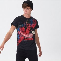 T-shirt z nadrukiem Deadpool - Szary. Szare t-shirty męskie House, s, z nadrukiem, bez kołnierzyka. Za 59,99 zł.