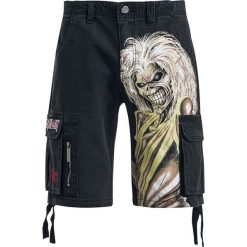 Iron Maiden EMP Signature Collection Krótkie spodenki czarny. Czarne spodenki i szorty męskie Iron Maiden, z aplikacjami, vintage. Za 164,90 zł.