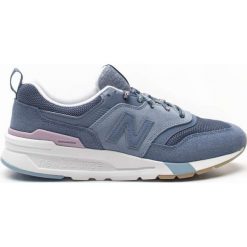 Niebieskie Wygodne Buty Sneakersy New Balance CW997HKD. Niebieskie sneakersy damskie Molly.pl, ze skóry. Za 369,00 zł.
