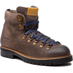 Kozaki PEPE JEANS - Sherpa Boot Sde PMS50166 Stag 884. Brązowe glany męskie marki Pepe Jeans, z jeansu. W wyprzedaży za 369,00 zł.