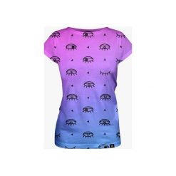 Catchy Eye women's t-shirt. Fioletowe t-shirty damskie marki Mars from venus, s, bez wzorów, bez kołnierzyka. Za 84,50 zł.