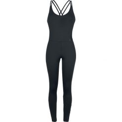 Kombinezony damskie: Urban Classics Ladies Tech Mesh Jumpsuit Kombinezon czarny
