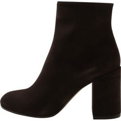 Botki damskie: L’Autre Chose ZIP CROSTA Botki na obcasie coffee