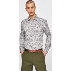 Pierre Cardin - Koszula. Szare koszule męskie marki Pierre Cardin, z bawełny, klasyczne, z klasycznym kołnierzykiem, z długim rękawem. Za 329,90 zł.