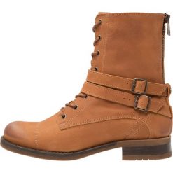 Botki damskie: DNA Footwear BV JESS Botki kowbojki i motocyklowe cognac