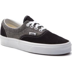 Tenisówki VANS - Era VN0A38FRVJ61 (Chambray) Canvas Black/T. Szare półbuty damskie Vans, bez wzorów, z gumy, bez zapięcia. W wyprzedaży za 229,00 zł.