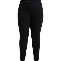 Ashley Graham x Marina Rinaldi ODALISCA Spodnie materiałowe black. Czarne spodnie damskie Ashley Graham x Marina Rinaldi, bez wzorów, z elastanu, marine. W wyprzedaży za 867,30 zł.