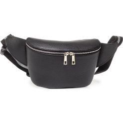 Saszetka nerka CREOLE - K10680 Czarny. Czarne nerki damskie Creole, bez wzorów, ze skóry, bez dodatków. Za 189,00 zł.