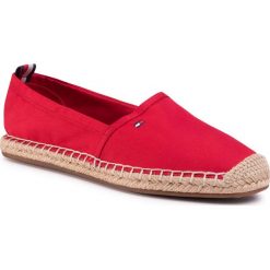 Espadryle TOMMY HILFIGER - Basic Tommy Flat Espadrille FW0FW04827 Primary Red XLG. Czerwone espadryle damskie TOMMY HILFIGER, bez wzorów, z materiału, bez obcasa. W wyprzedaży za 179,00 zł.