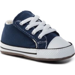 Tenisówki CONVERSE - Ctas Cribster Mid 865158C Navy/Natural Ivory/White. Niebieskie trampki chłopięce Converse, na rzepy. W wyprzedaży za 109,00 zł.