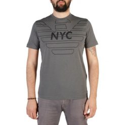 Emporio Armani koszulka męska XXL szara. Szare koszulki męskie Emporio Armani, xxl, bez wzorów, bez kołnierzyka, bez rękawów. Za 249,00 zł.
