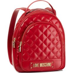 Plecak LOVE MOSCHINO - JC4206PP08KA0500 Rosso. Czerwone plecaki damskie Love Moschino, bez wzorów, ze skóry ekologicznej, klasyczne. W wyprzedaży za 519,00 zł.