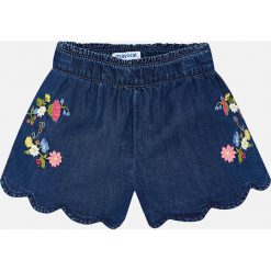 Mayoral - Szorty dziecięce 98-134 cm. Niebieskie spodenki dziewczęce marki Mayoral, z bawełny, casualowe. Za 109,90 zł.