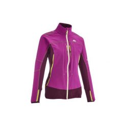 Kurtka turystyczna SH500 Active Warm damska. Różowe kurtki damskie marki QUECHUA, na zimę, s, z elastanu. W wyprzedaży za 139,99 zł.