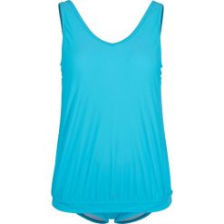 Tankini szybko schnące (2 części) bonprix turkusowy. Niebieskie stroje kąpielowe damskie bonprix, bez wzorów. Za 119,99 zł.