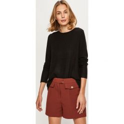 Only - Sweter. Czarne swetry damskie ONLY, s, bez wzorów, z elastanu, bez rękawów, bez kaptura. Za 149,90 zł.