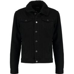 Kurtki męskie: Burton Menswear London BORG COLLAR Kurtka jeansowa black
